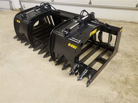 skid steer with grapple|heavy duty skid steer grapple.